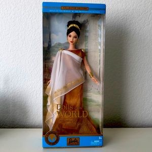 NIB Princess of Ancient Greece Barbie Collectable Dolls of the World 2003